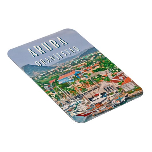 Oranjestad, de kleurrijke stad der Antillen Magneet (Rechterzijde)