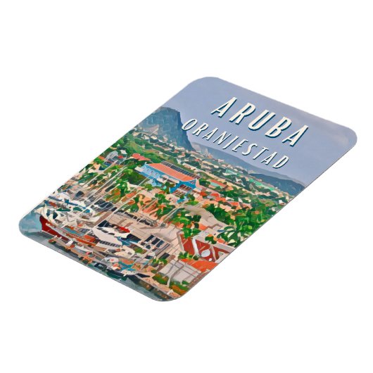 Oranjestad, de kleurrijke stad der Antillen Magneet (Linkerzijde)