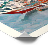 Oranjestad, de kleurrijke stad der Antillen Poster (Hoek)