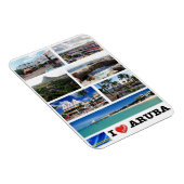 Oranjestad - I Love - Aruba - Magneet (Rechterzijde)