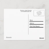 Oranjestad, Waterverf Aruba Briefkaart (Achterkant)