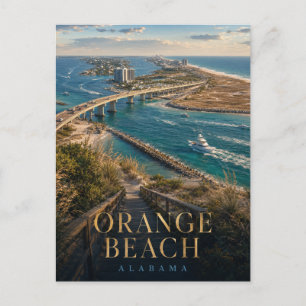 Oranjestrand Alabama Perdido Pass REALMS Briefkaart