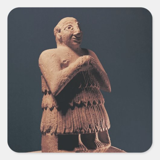 Orant uit Tello Vierkante Sticker (Voorkant)