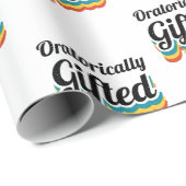 Oratorisch getinte debiteurenforum cadeaupapier (Rol Hoek)