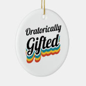 Oratorisch getinte debiteurenforum keramisch ornament (Rechts)