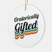 Oratorisch getinte debiteurenforum keramisch ornament (Links)