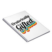 Oratorisch getinte debiteurenforum notitieboek (Rechterzijde)