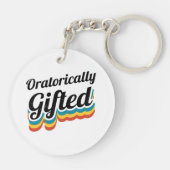 Oratorisch getinte debiteurenforum sleutelhanger (Achterkant)