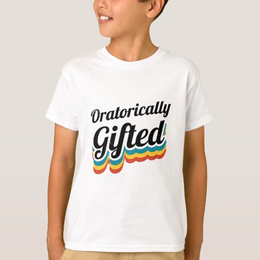 Oratorisch getinte debiteurenforum t-shirt (Voorkant)