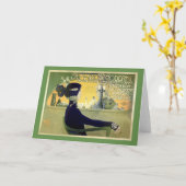 Orazi Manuel 1905 Frans Adverteren Kaart (Gele Bloem)