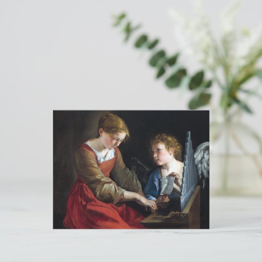 Orazio Gentileschi en Giovanni Lanfranco Saint Briefkaart (Staand voorkant)