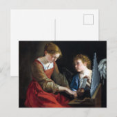 Orazio Gentileschi en Giovanni Lanfranco Saint Briefkaart (Voorkant / Achterkant)