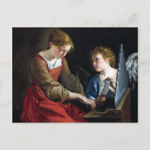 Orazio Gentileschi en Giovanni Lanfranco Saint Briefkaart