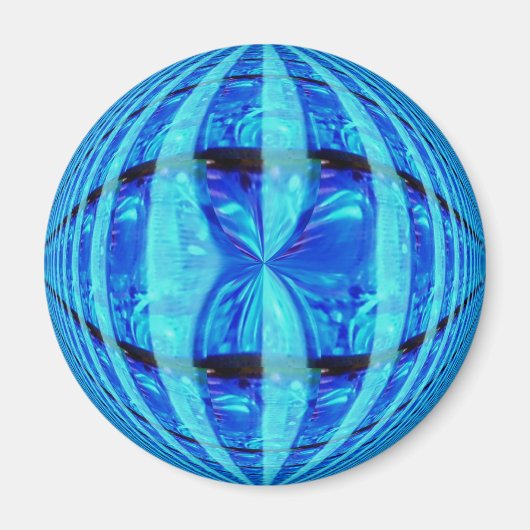 Orb Blue fridge magnet (Voorkant)