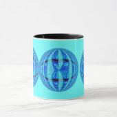 Orb Blue Round mok blauw (Midden)