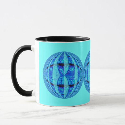 Orb Blue Round mok blauw (Links)