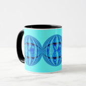 Orb Blue Round mok blauw (Voorkant links)