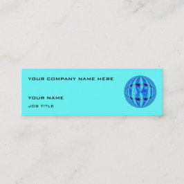 Orb Blue visitekaartje blue skinny