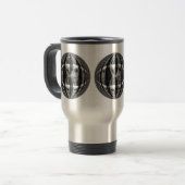 Orb Chrome Black reismoug Reisbeker (Voorkant links)