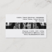 Orb Chrome Black stripe visitekaartje wit (Achterkant)