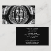 Orb Chrome Black visitekaartje (Voorkant / Achterkant)