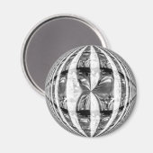 Orb Chrome fridge magnet (Voorkant / Achterkant)