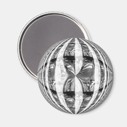 Orb Chrome fridge magnet (Voorkant / Achterkant)