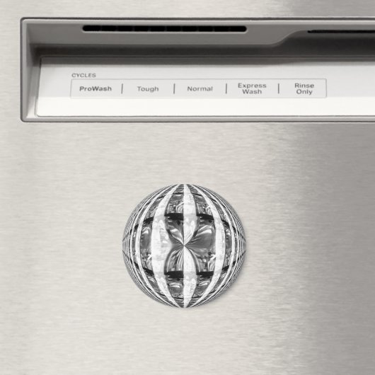 Orb Chrome fridge magnet (Insitu (Vaatwasser))