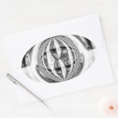 Orb Chrome sticker oval (Envelop)
