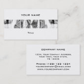 Orb Chrome stripe visitekaartje white back (Voorkant / Achterkant)