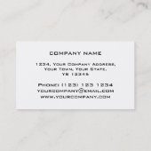 Orb Chrome stripe visitekaartje white back (Achterkant)