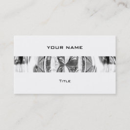 Orb Chrome stripe visitekaartje white back