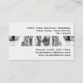 Orb Chrome stripe visitekaartje wit (Achterkant)