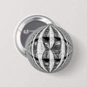 Orb Chrome-toets rond Ronde Button 5,7 Cm (Voorkant /achterkant)