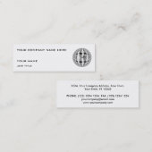 Orb Chrome visitekaartje white skinny (Voorkant / Achterkant)