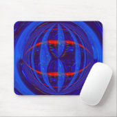 Orb Dark Blue mousepad (horizontaal) Muismat (Met muis)