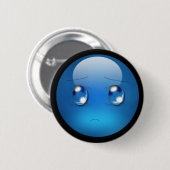 Orb Feelings: Sad Ronde Button 5,7 Cm (Voorkant /achterkant)