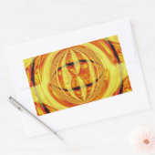 Orb Gold sticker rechthoek (Envelop)