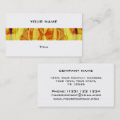 Orb Gold stripe visitekaartje terug (Voorkant / Achterkant)