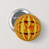 Orb Gold-toets rond Ronde Button 5,7 Cm (Voorkant /achterkant)