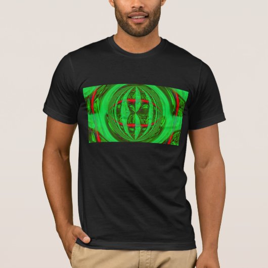 Orb Green American apparel t shirt (Voorkant)