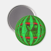 Orb Green fridge magnet (Voorkant / Achterkant)