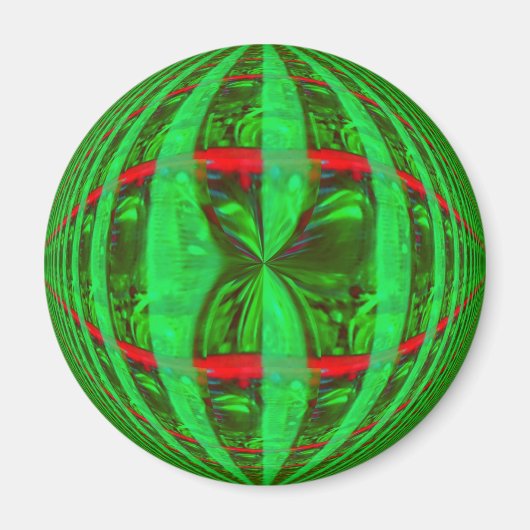 Orb Green fridge magnet (Voorkant)