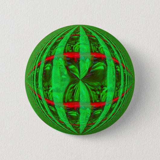 Orb Green-knop rond Ronde Button 5,7 Cm (Voorkant)