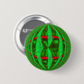 Orb Green-knop rond Ronde Button 5,7 Cm (Voorkant /achterkant)
