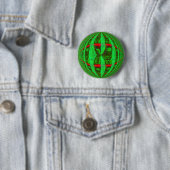 Orb Green-knop rond Ronde Button 5,7 Cm (In situ)