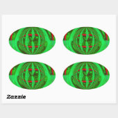 Orb Green sticker oval (Vel)
