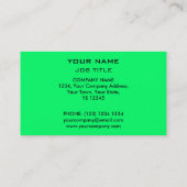 Orb Green visitekaartje (Achterkant)