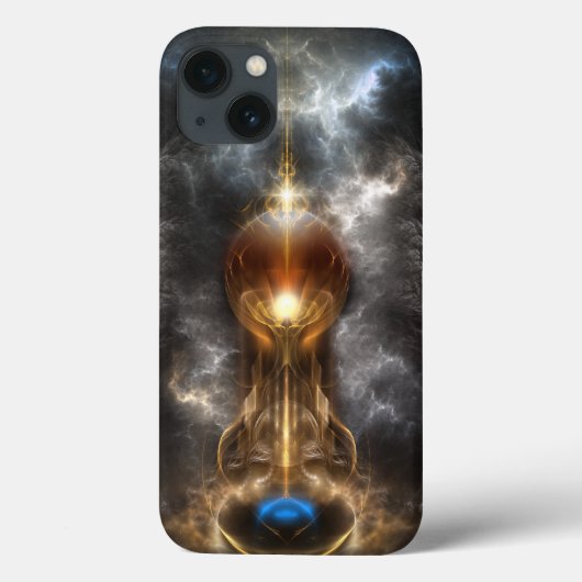 Orb of Light Fractal Art iPad Barely Daar Hoesje (Achterkant)