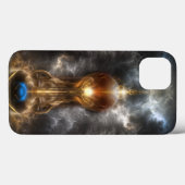 Orb of Light Fractal Art iPad Barely Daar Hoesje (Achterkant (horizontaal))